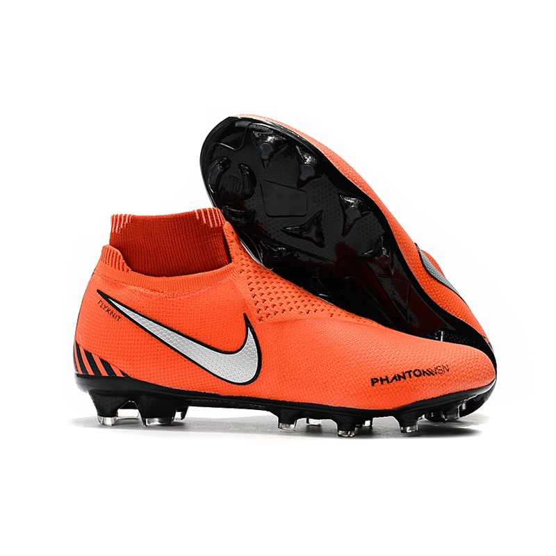 Nike Phantom VSN Elite DF FG oranžový Černá stříbrný